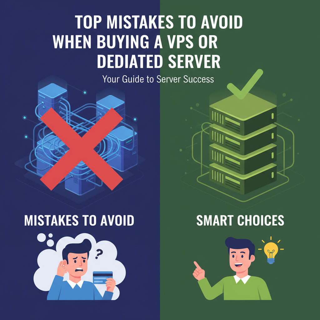 Top Mistakes to Avoid When Buying a VPS or Dedicated Server